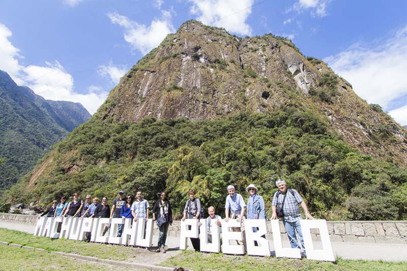 Photo of the souvenir in Machu Picchu town Machu Picchu Town Poster