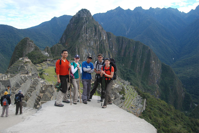 Machu Picchu, the final destination of your journey Travelers in Machu Picchu