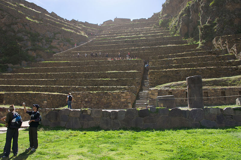 Ollantaytambo platforms Andenería in Ollantaytambo