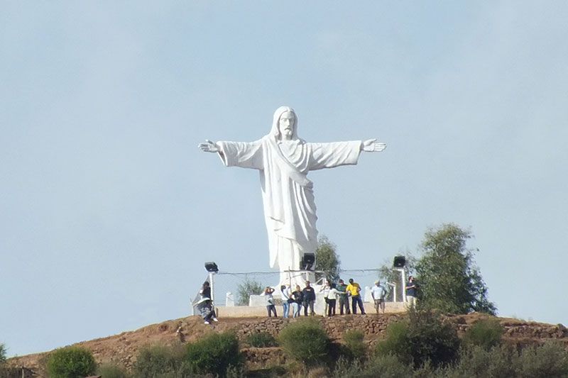 Christ Blanco Christ Blanco in Sacsayhuaman