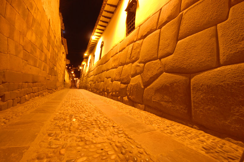 Hatun Rumiyuc Street Street of the city of Cusco