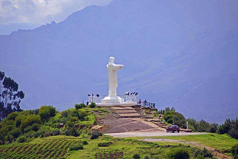 White christ White christ, protector of Cusco