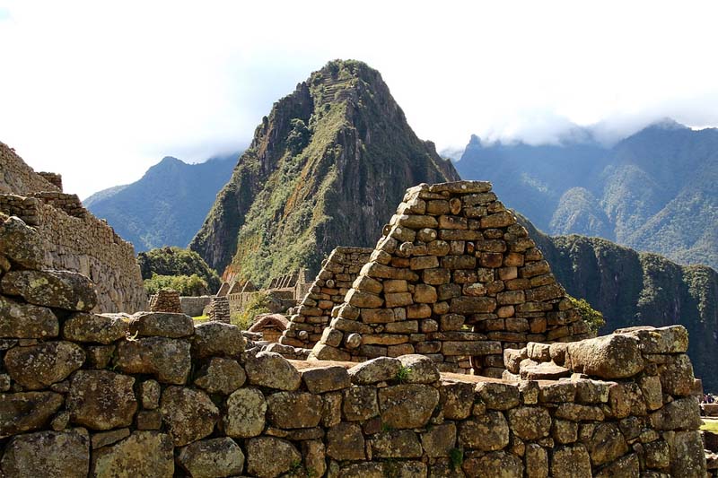 Huayna Picchu towering above the Inca City