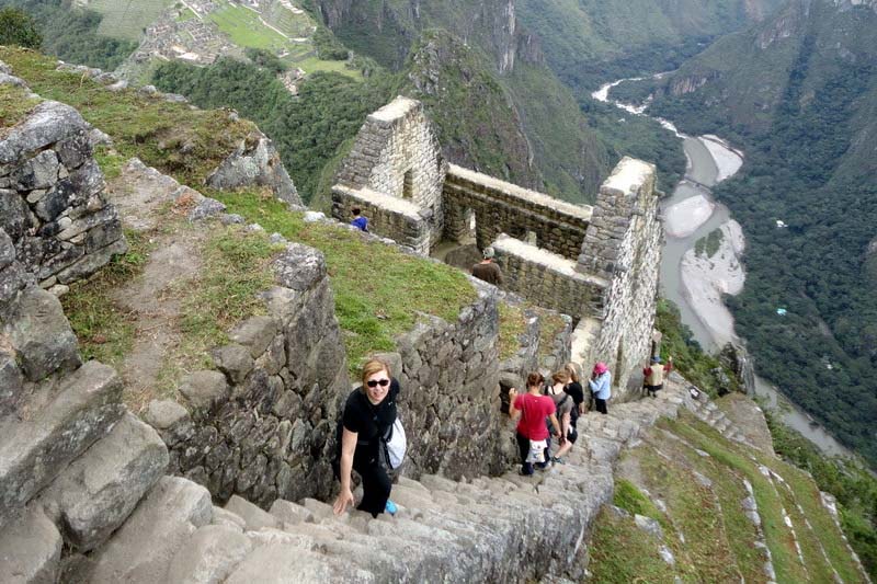 Stairs of the Dead Stairs of the death Huayna Picchu