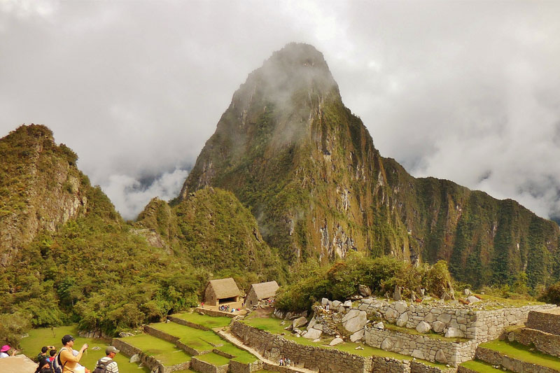 The Huayna Picchu mountain, the most desired attraction of Machu Picchu Mountain Huayna Picchu