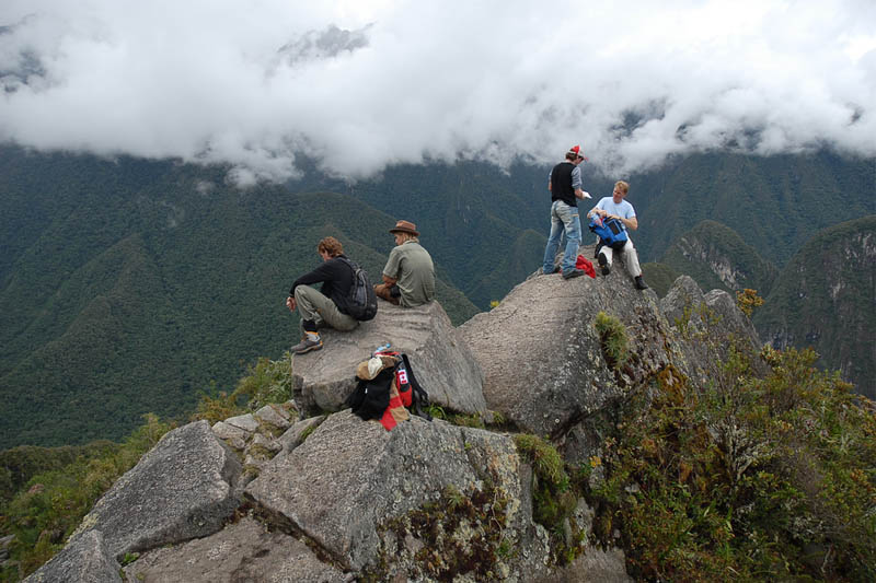 Huayna Picchu Top of the mountain Huayna Picchu