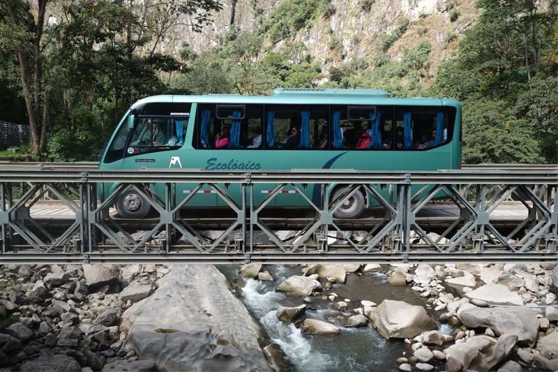 Bus Machu Picchu Bus to Machu Picchu