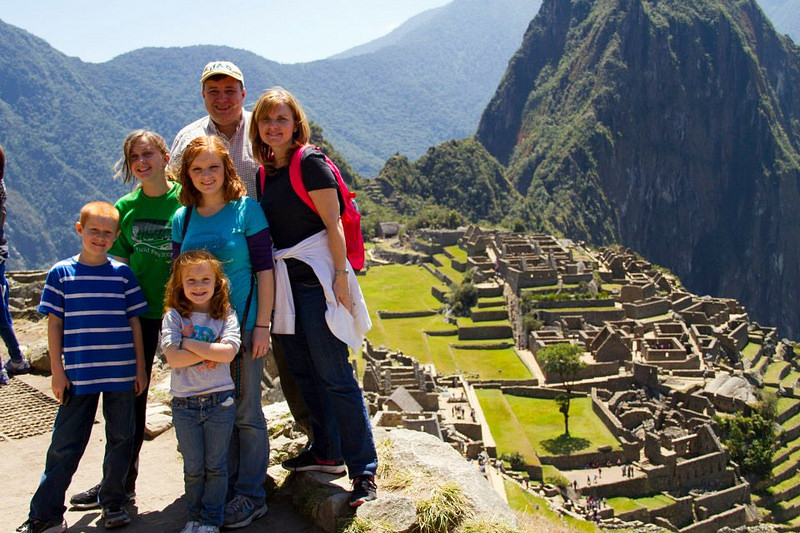 Macchu Picchu Children in Machu Picchu