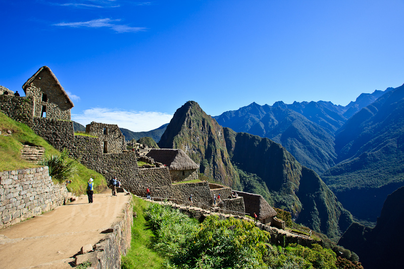 Macchu Picchu Machu Picchu and its beautiful dry season blue sky