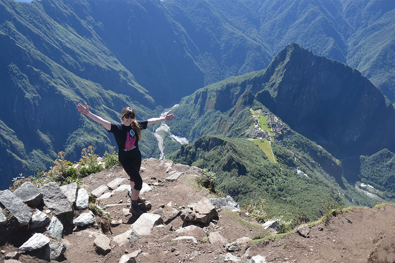 Spectacular view from Machu Picchu Mountain