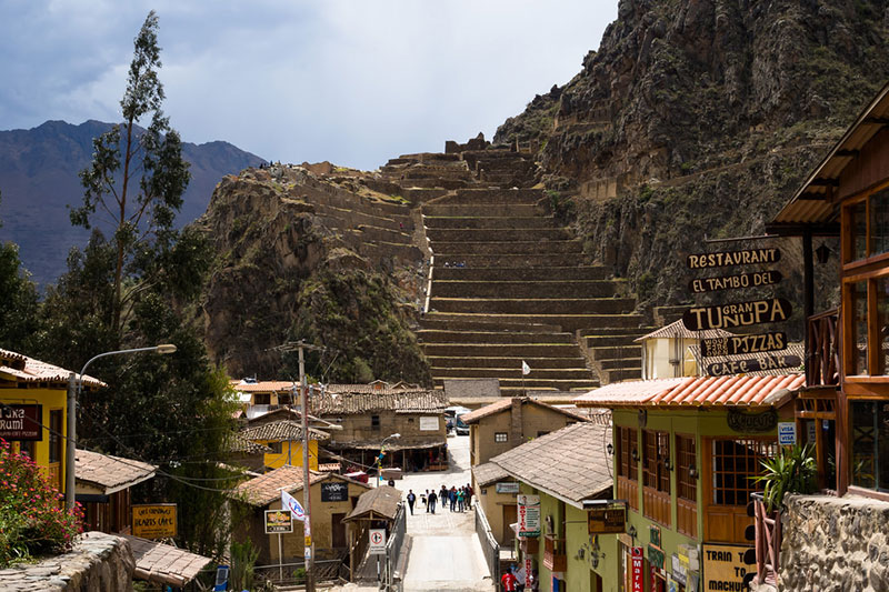 Ollantaytambo town Entrance to Ollantaytambo