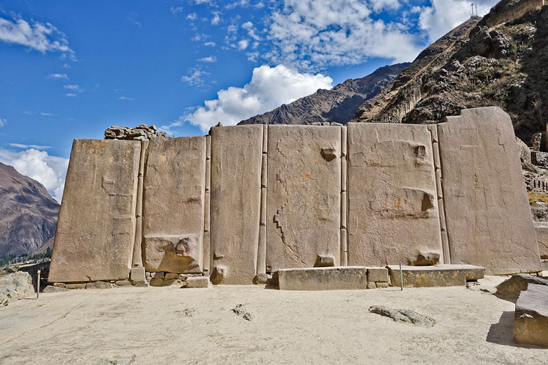 Sol Ollantaytambo Temple The Temple of the Sun in Ollantaytambo