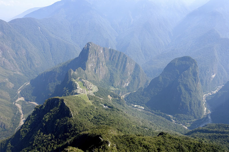 Mountain Putucusi Machu Picchu and Putucusi, the wonder in all its splendor