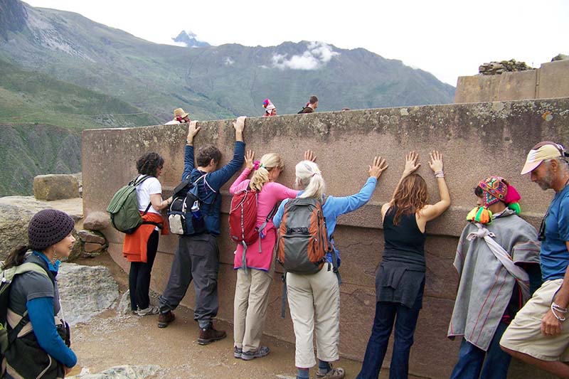 Carved stone Ollantaytambo Gigantic stone block