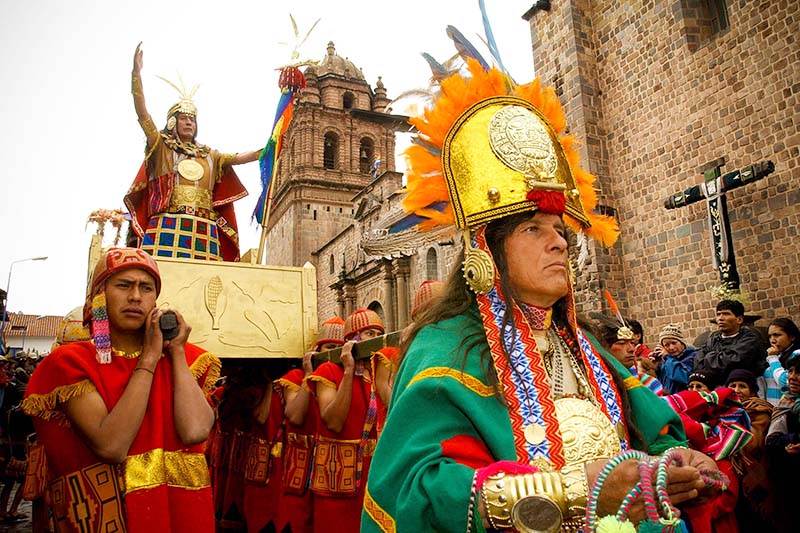 Festivities of Cusco Inca in the celebrations of Cusco