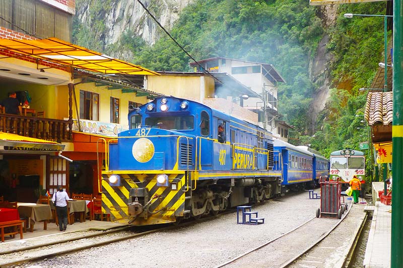 Machu Picchu Karte Zugservice in Aguas Calientes