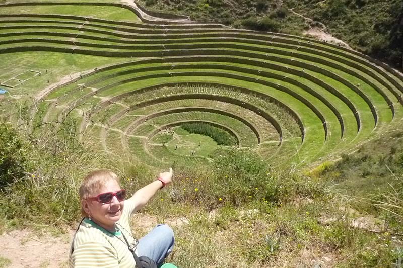 Agricultural research terraces located in Moray