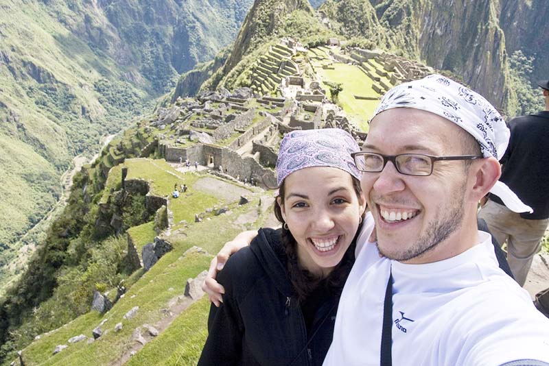 Macchu Picchu Machu Picchu happy tourists