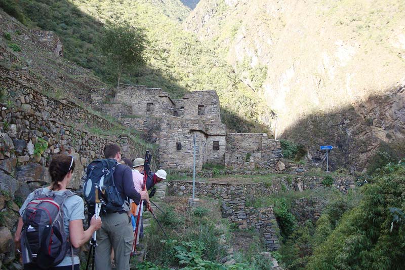 Walking through the constructions of Choquequirao