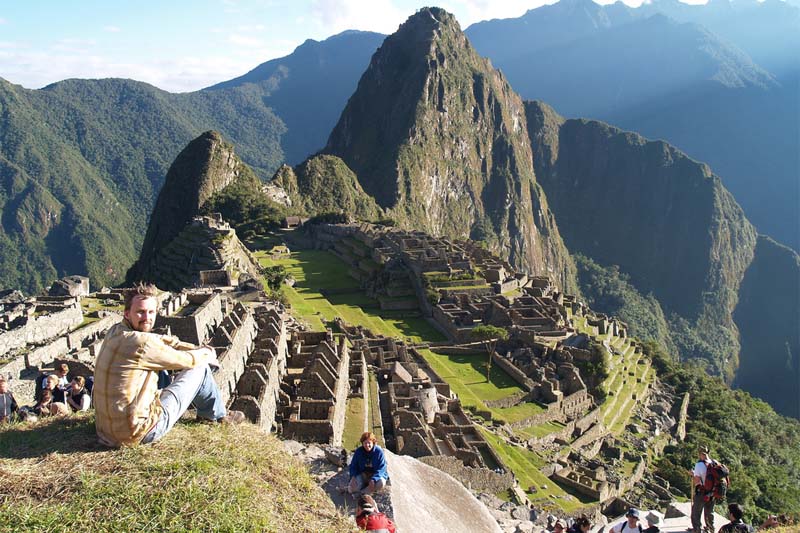 Macchu Picchu Enjoying Machu Picchu