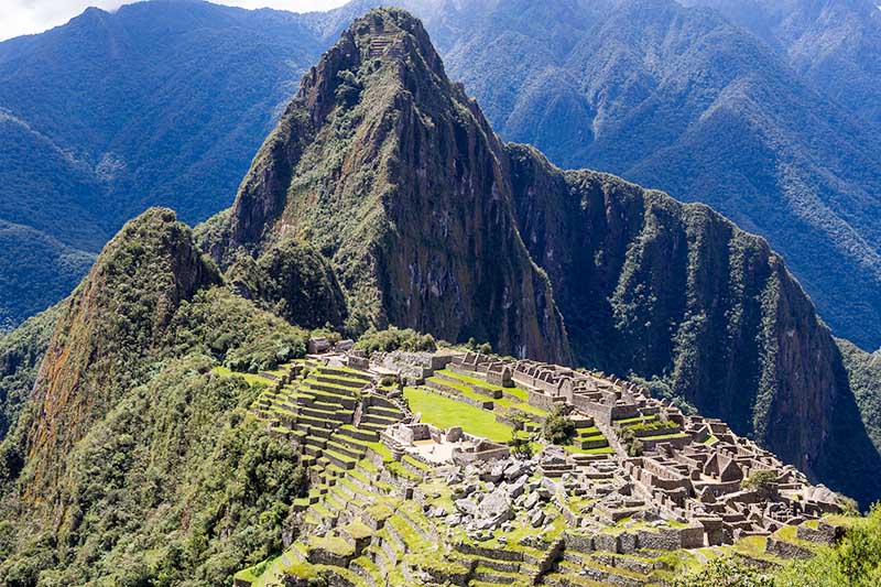 Machu Picchu Vista de la ciudad inca de Machu Picchu