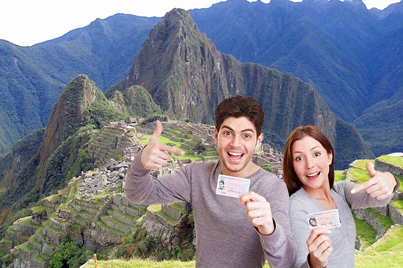 Students in Machu Picchu Students in Machu Picchu