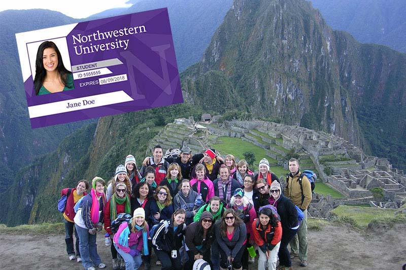 Machu Picchu Students visiting the Inca city of Machu Picchu