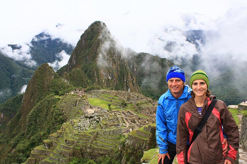 Turists in Machu Picchu