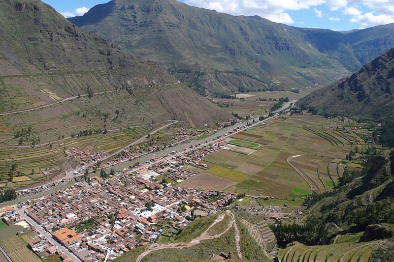 General view of the town of Pisac
