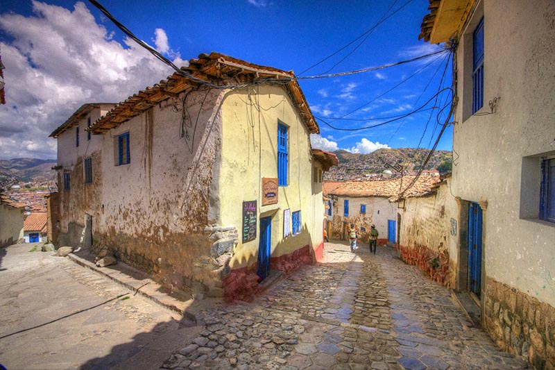 San Blas neighborhood Typical streets of the San Blas neighborhood