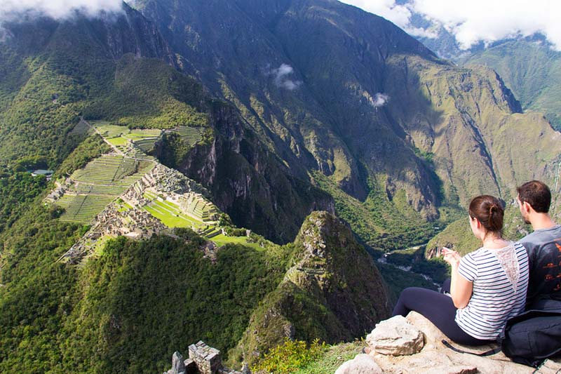 Photo of Machu Picchu from the summit of Huayna Picchu