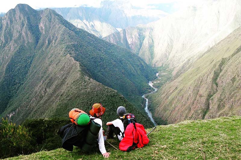 Inca Trail to Machu Picchu Landscape of the Inca Trail to Machu Picchu