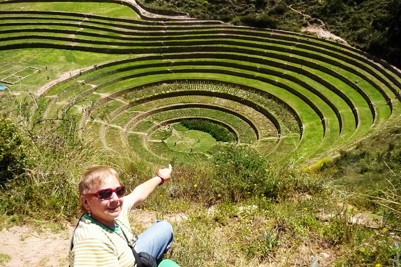Inca experimental agricultural laboratory in Moray
