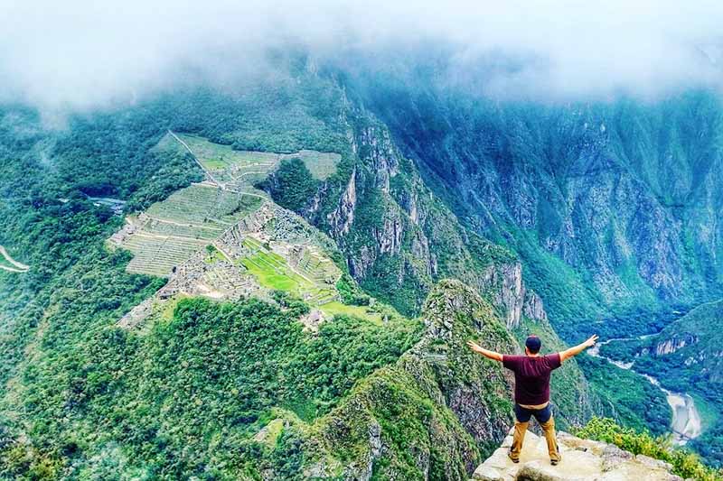 Top of the Huayna Picchu Mountain