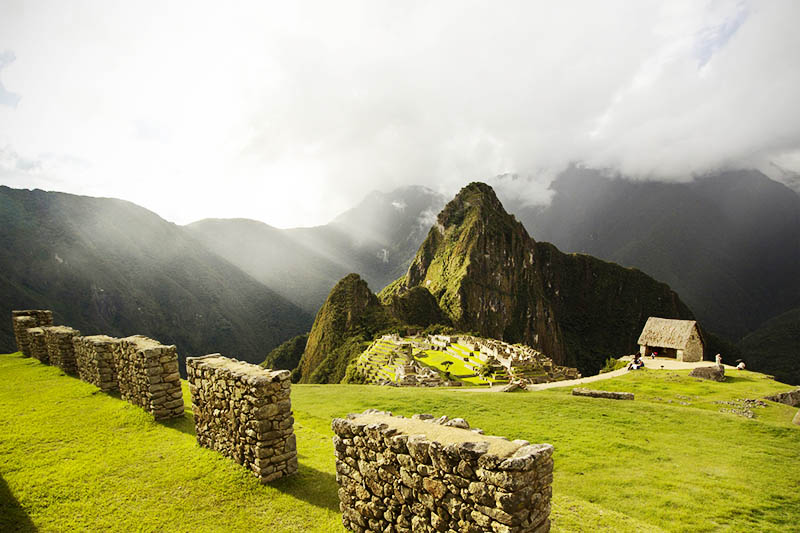 Guardian House in Machu Picchu The guardian's house in Machu Picchu