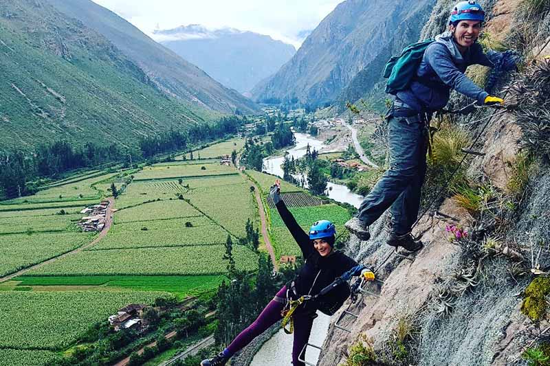 Via ferrata in the Sacred Valley of the Incas