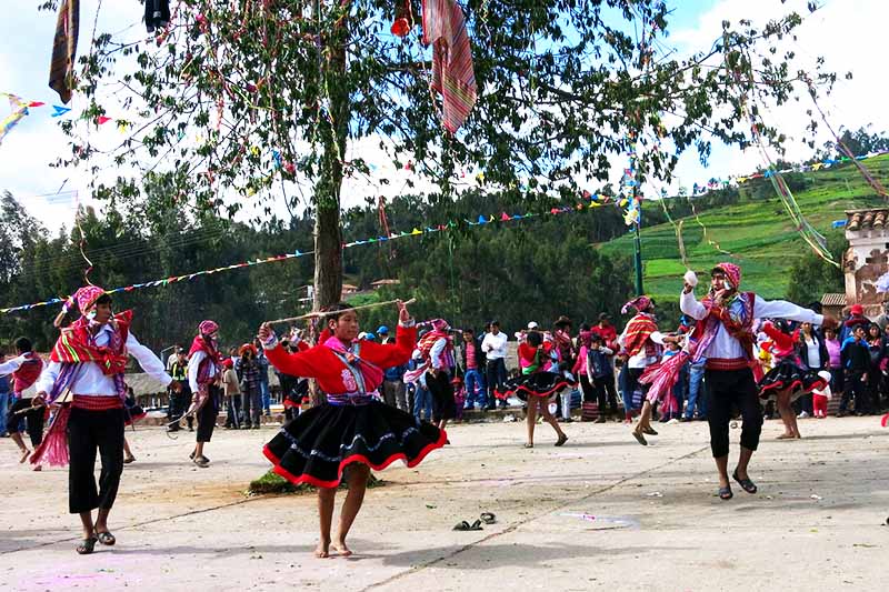 Carnivals in Cusco Carnival party in Cusco