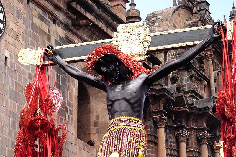 Lord of the Tremors of Cusco Image of the Lord of the Tremors of Cusco