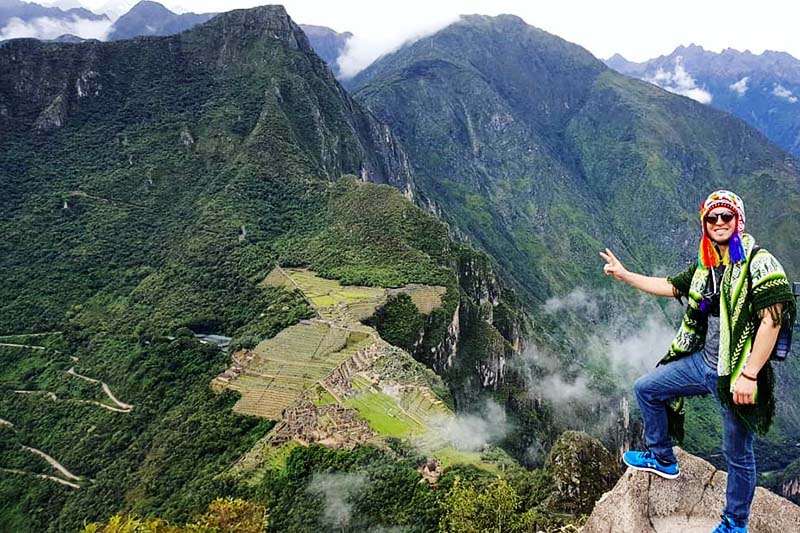 Cima de la montaña Huayna Picchu Top of Huayna Picchu Mountain