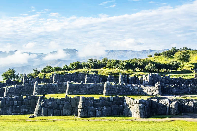 View of the fortress of Sacsayhuaman