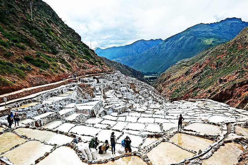 Maras natural salt wells