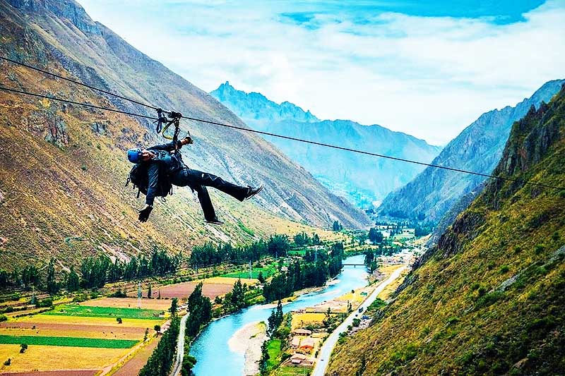 Zip Line in the Sacred Valley Zip Line in the Sacred Valley of the Incas