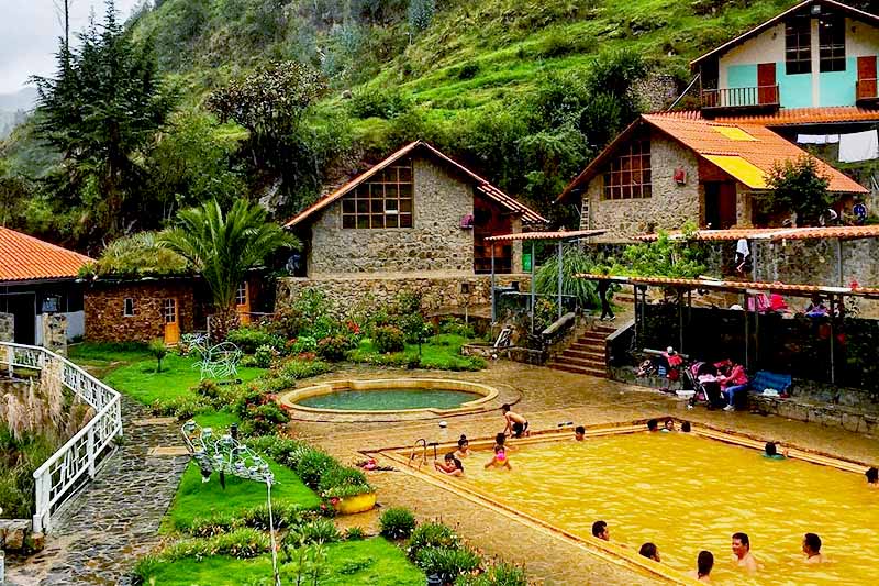 The thermal baths of Lares Lares