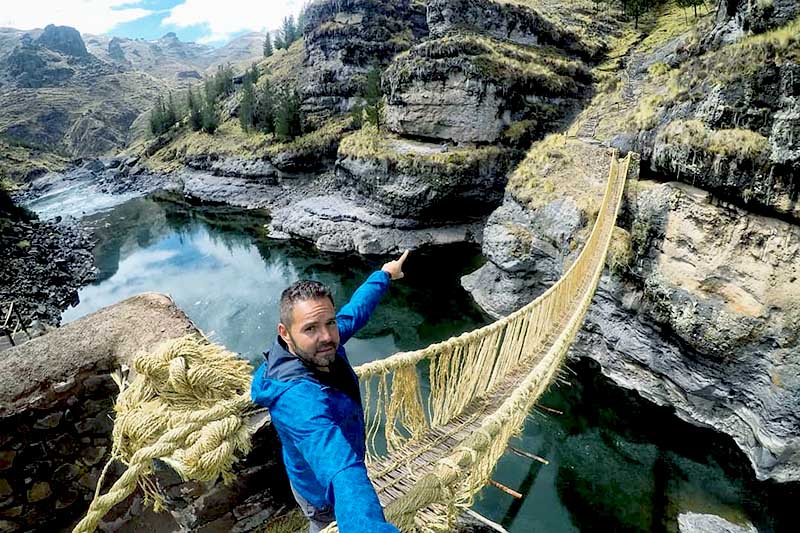 Inca bridge of Q'eswachaka Q’eswachaka