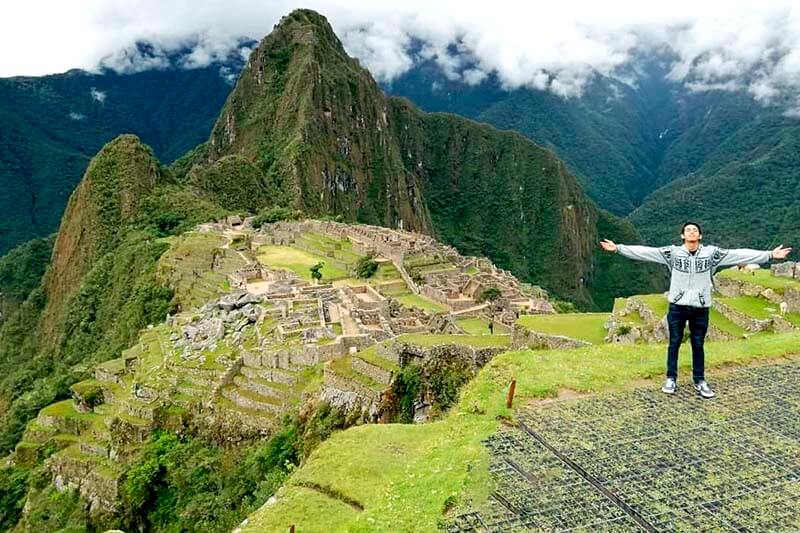 Macchu Picchu Tourist in Machu Picchu
