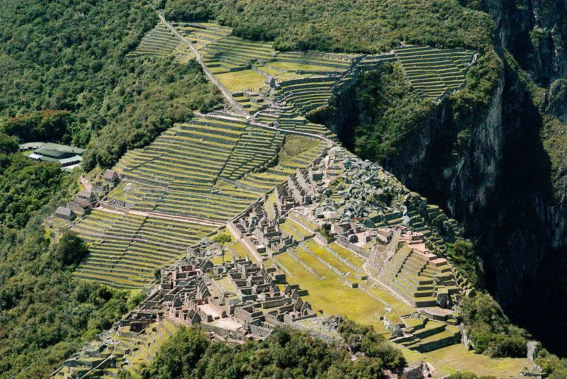 Huayna Picchu View of Machu Picchu from the Huayna Picchu mountain