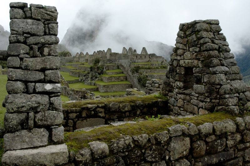 Machu Picchu Citadel Interior of the Inca city of Machu Picchu
