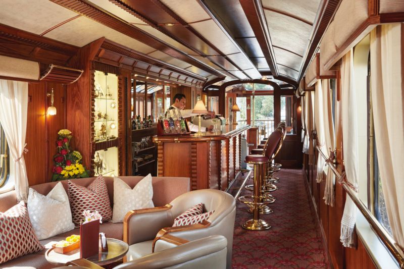 Hiram Bingham train View of the train to Machu Picchu