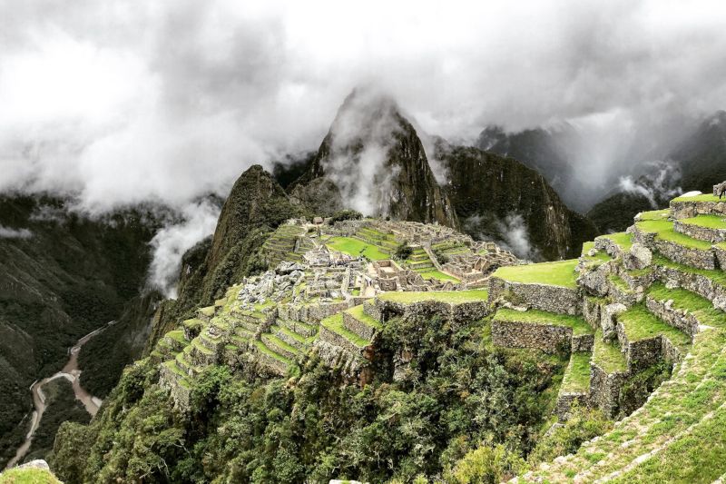 View of Machu Picchu View of Machu Picchu
