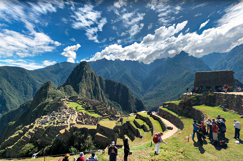 Postcard photo of Machu Picchu